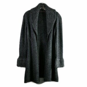 Angela Davis - Open Cardigan Mohair Blend Sweater